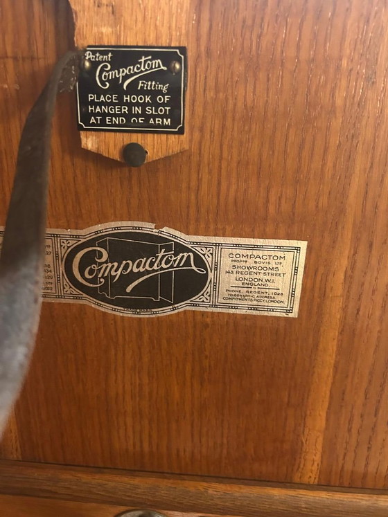 Ropero Compactom, madera marrón, Vidrio, Vintage (foto 9 de 9)