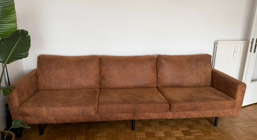 Cognac Brown Sofa 3-seater 4-seater
