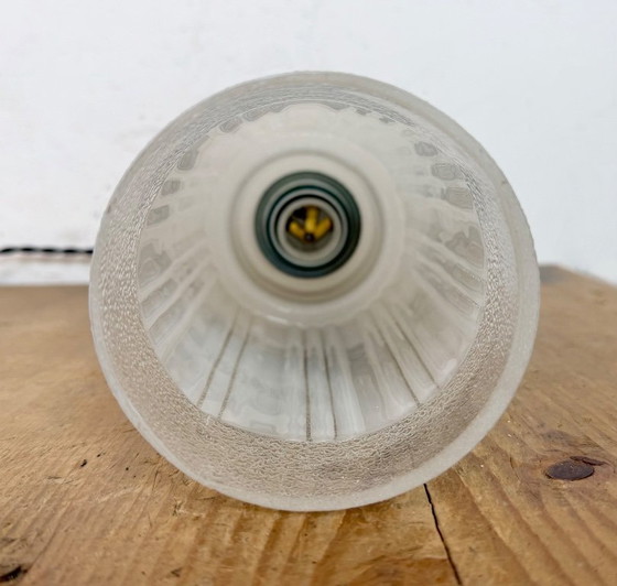 Image 1 of Vintage glazen plafondlamp, jaren 70