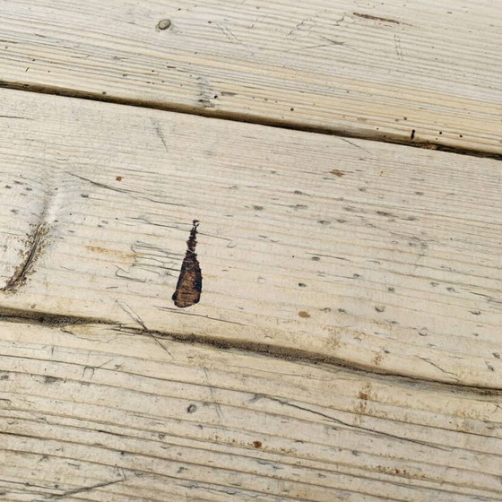 Image 1 of Ancienne Table de Ferme 1m60