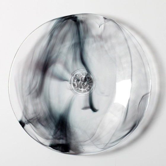Image 1 of Set aus 4 Kosta Boda „Mine“ Glas-Desserttellern von Ulrica Hydman Vallien