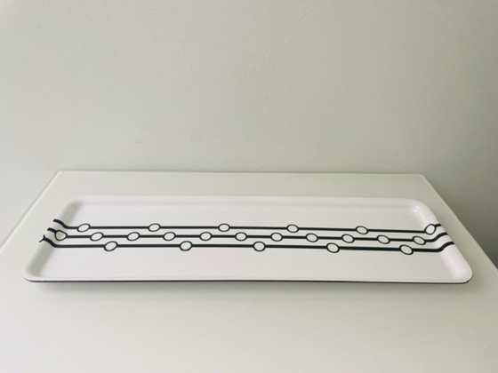 Image 1 of Vassoio in melamina IKEA vintage con grafica