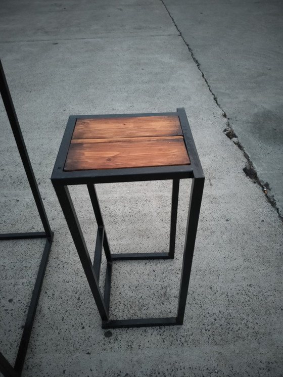 Image 1 of Tavolo da bar di design per 2 persone adatto per interni ed esterni con sedie