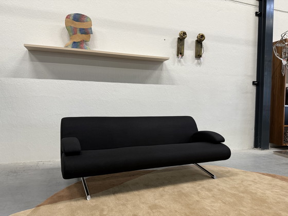 Image 1 of Artifort C736 Sofa 2.5 Seater Black Fabric