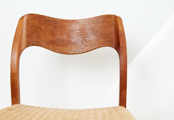 Image 1 of Niels O. Møller eetkamerstoelen nr. 71 voor J. L. Møller, set van 3