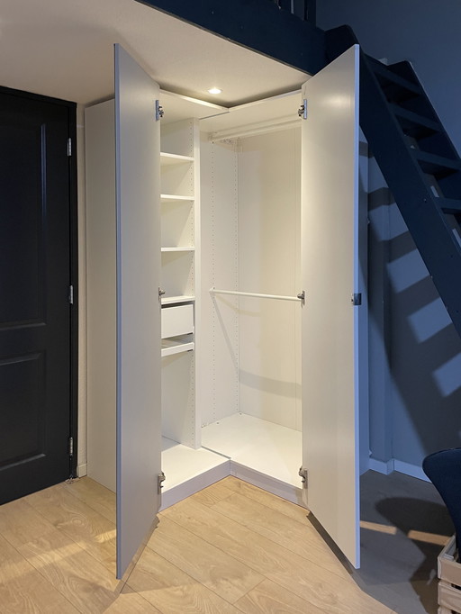 Stylish Corner Wardrobe, Hoekkast met 4 planken 