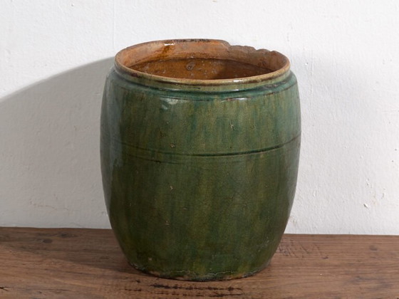 Vaso antico smaltato verde smeraldo (c.1820) #2 – Oggetti decorativi (photo 31 of 34)