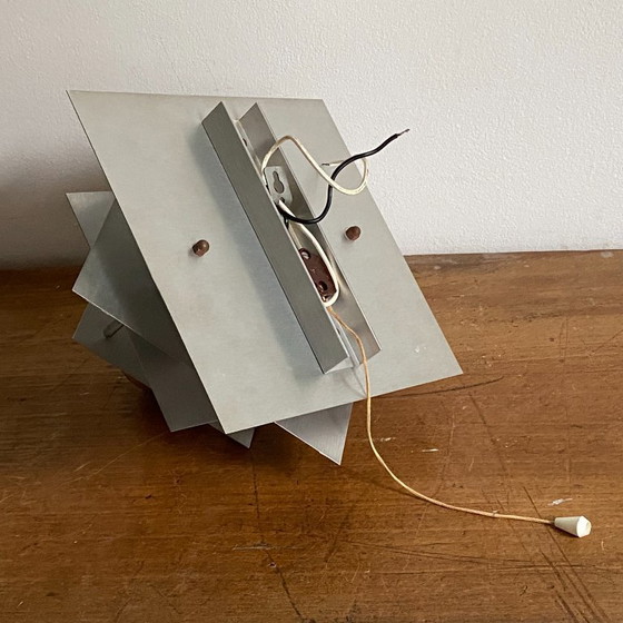 Image 1 of Wandleuchten im Stil des Weltraumzeitalters. 1970. Gebürsteter Edelstahl.