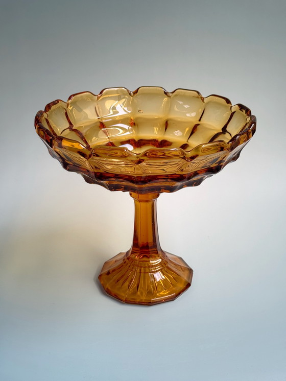 Image 1 of Ankerglas Bernsdorf - Ciotola - Donna - Vetro ambrato - Art Déco