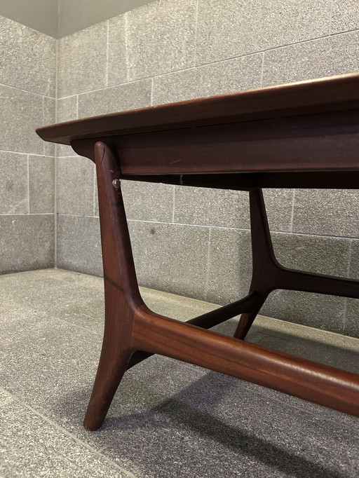 Vintage Salontafel Teak Louis van Teeffelen voor Wébé