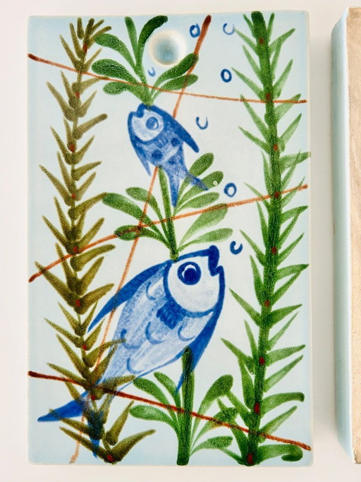 Vintage Hygra (France Ca. 1960) Keramiek Radiator Luchtbevochtiger – wanddecoratie, Ceramic (photo 2 of 7)