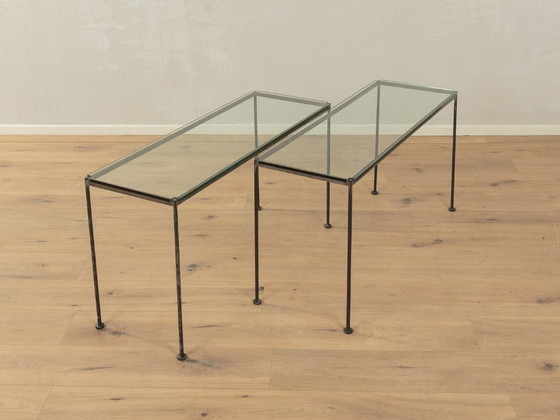 Image 1 of Glass Table Set, 80s