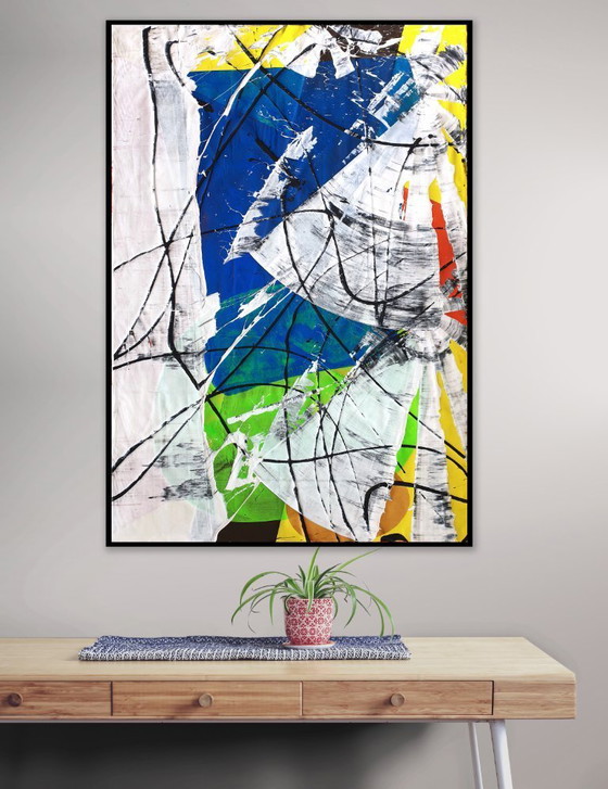 Image 1 of Jürgen Angeler - The Blue Dimension - 200 x 140 cm