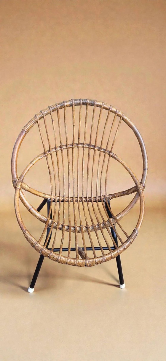 Rattan-Schalenstuhl – Gartenstühle, Wicker (photo 6 of 7)