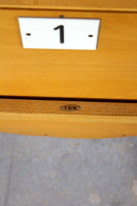 Image 1 of Fauteuils de cinéma vintage de Ton, années 1960, lot de 13