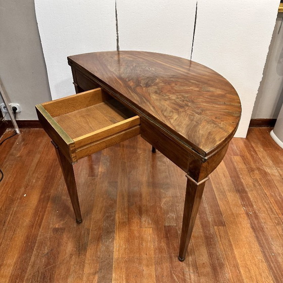 Image 1 of Gaming table, mahogany wood, Directory, circa 1800 – France