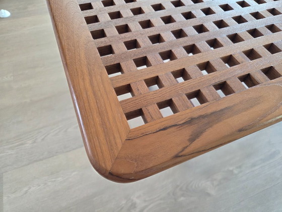 Teak bloktafel 150x75 verstelbaar/opvouwbaar – Wood (photo 5 of 9)