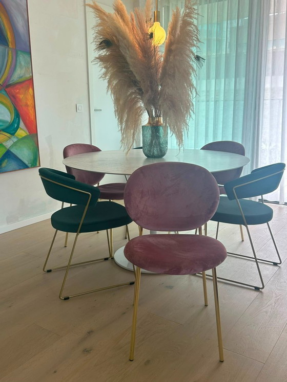 Image 1 of Set mit 6 Designer-Esszimmerstühlen