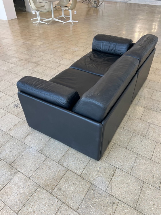 De Sede DS 76 Divano nero Design Couch – Divani 2 posti, Pelle, Legno (photo 7 of 13)
