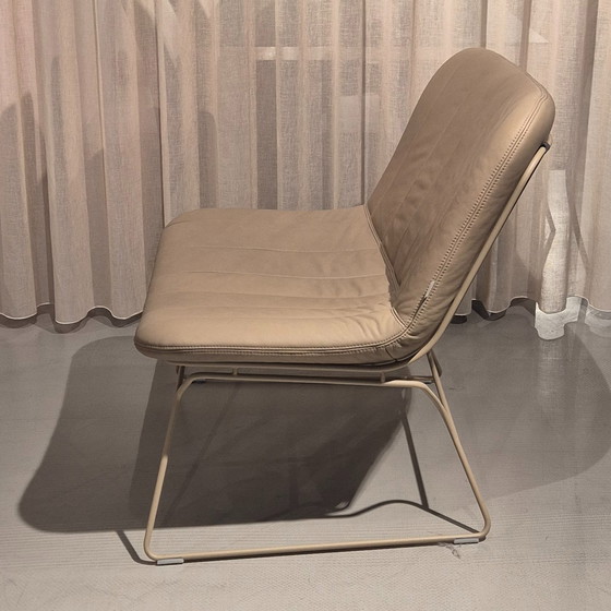 Image 1 of Wire armchair with footstool