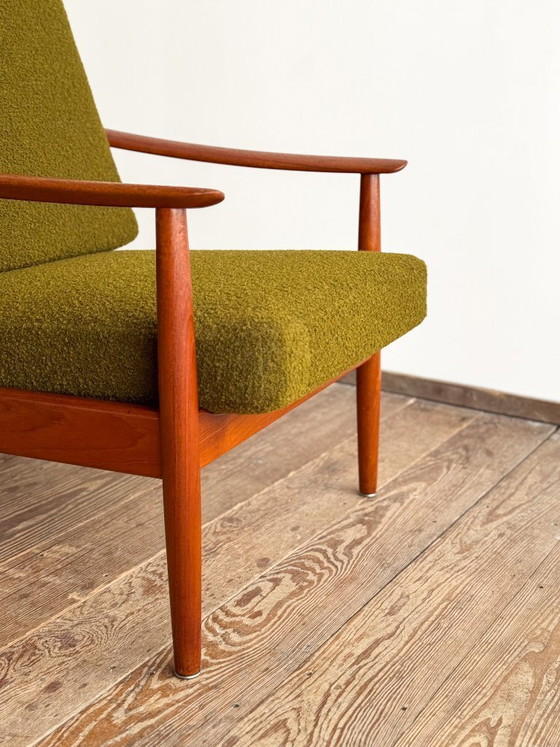 Image 1 of Teakhouten fauteuil FD 164 van Arne Vodder voor France and Son, Denemarken, jaren 60