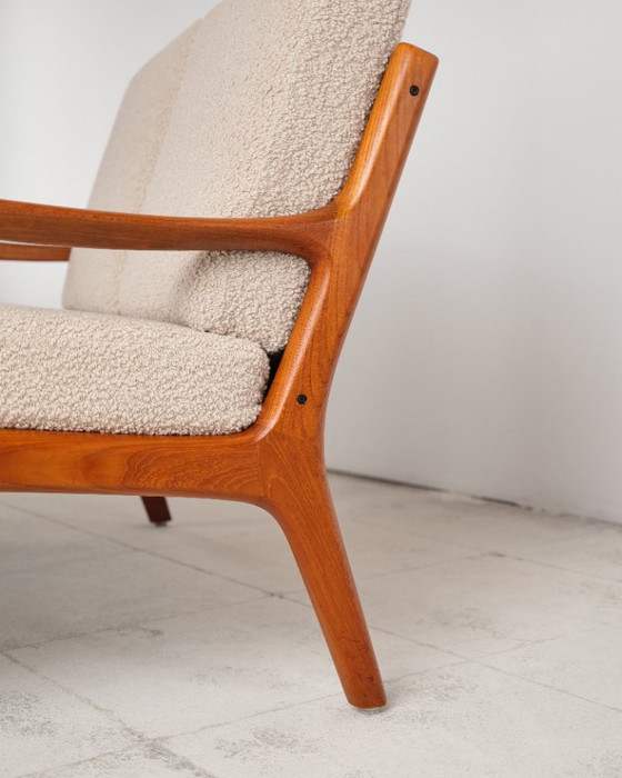 Zweisitzer-Sofa aus der Mitte des 20. Jahrhunderts, Serie Senator, Teakholz-Couch von Ole Wanscher (photo 16 of 23)