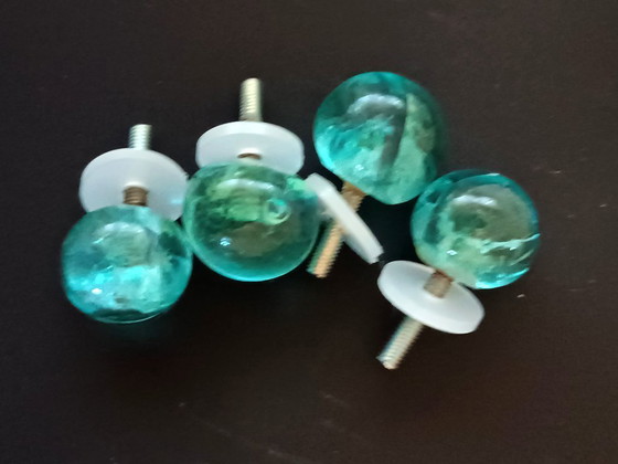 Image 1 of Set van twee luxe wandlampen - Murano glas van Sylcom Italia - Art Deco - Handgemaakt - Gemaakt in Italië - Nieuw