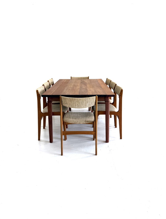 Vintage Danish Teak Dining Table '60 – Wood, Metal (photo 9 of 15)