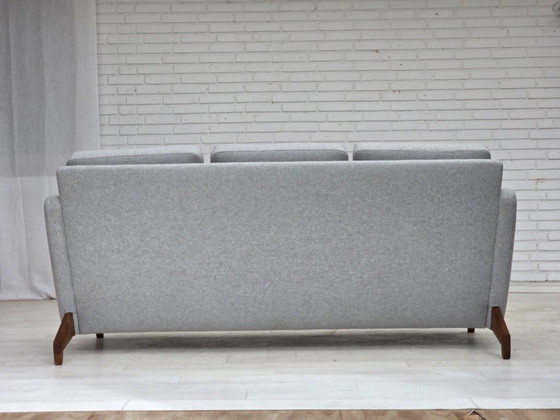 Image 1 of 1960s, Danish design by Arne Hovmand-Olsen, 3-seater sofa model 490, reupholstered.