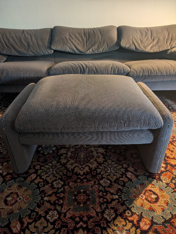 Cassina Maralunga 3-Sitzer Inkl. Ottomane – Sofas, Textile (photo 6 of 6)
