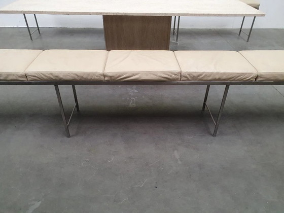 Image 1 of Design XL sofa daybed lounge stainless steel minimalist