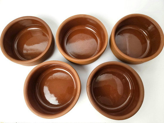 Image 1 of 5 pezzi di ciotole per tapas e creme brulee fatte a mano in stile vintage