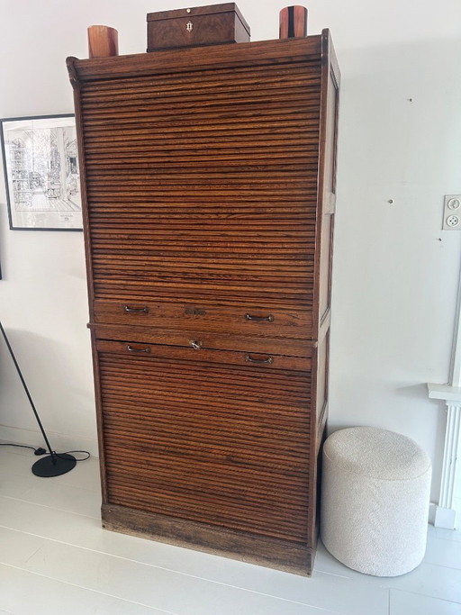 Notariskast / Postkast – kasten, Metal, Wood (photo 2 of 6)