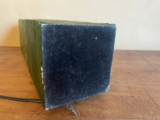 Image 1 of Leuke Lamp Tafellamp Schemerlamp groen Frans Memphis style