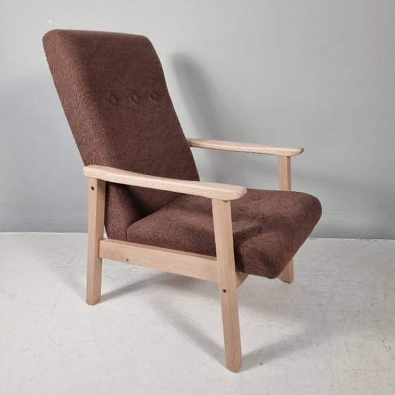 Vintage Armchair , 1990s – Textile, Wood (photo 10 of 10)