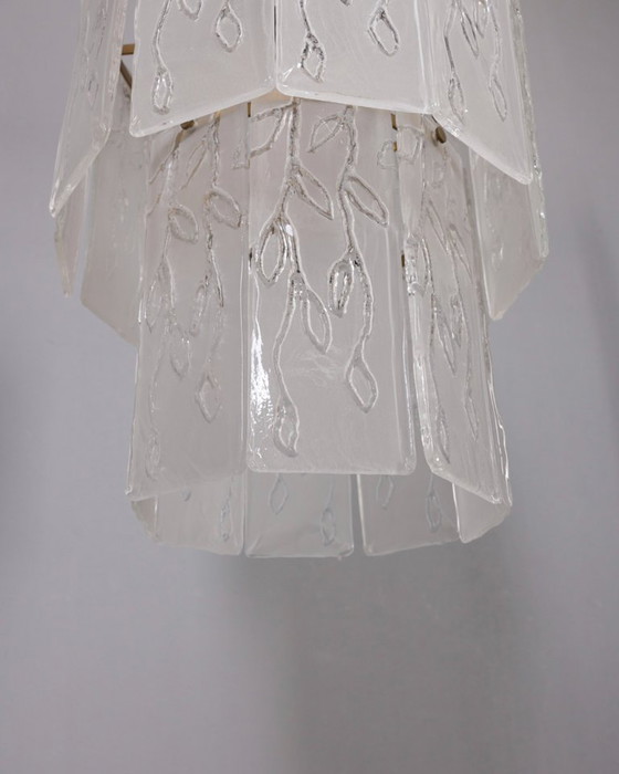 Image 1 of Vintage kroonluchter van Murano-glas uit de jaren 60, Italiaans design.