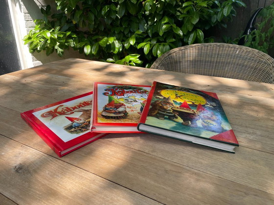 Image 1 of Groupe de 3 Rien Poortvliet David Les Livres des Gnomes 1ère édition L'Appel des Gnomes