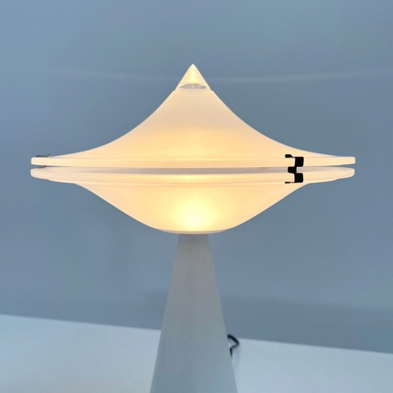 Image 1 of White Alien Table Lamp by Cesaro L. for Tre Ci Luce, 1980s