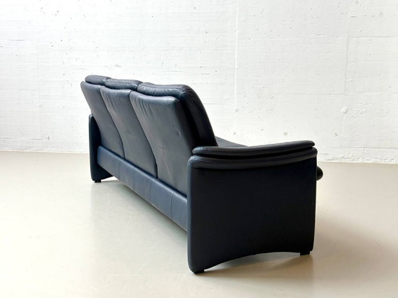 Image 1 of Canapé en cuir, modèle 3 places City par Erpo, années 1990