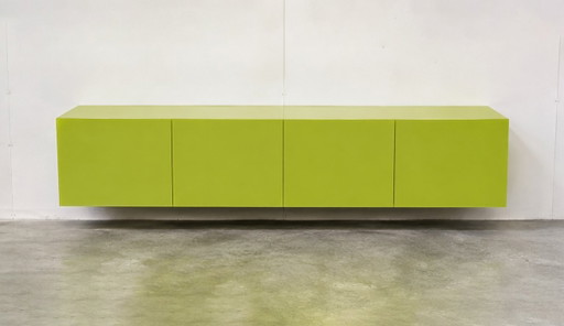 Lago ‘Amplia’ design hangkast – zwevend dressoir in olijfgroen