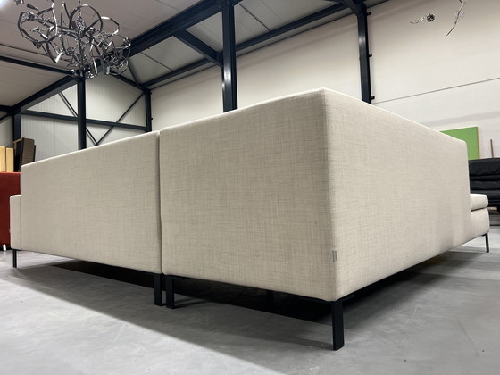 Image 1 of Gelderland 6511 Corner Sofa with Hocker Clara fabric 240x280