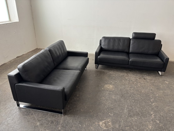 Rolf Benz EGO Couches Leather Top Condition! (photo 4 of 14)