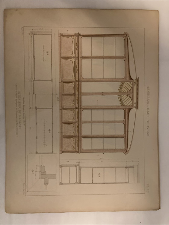 Image 1 of 20 auténticos diseños de carpintería Art Nouveau