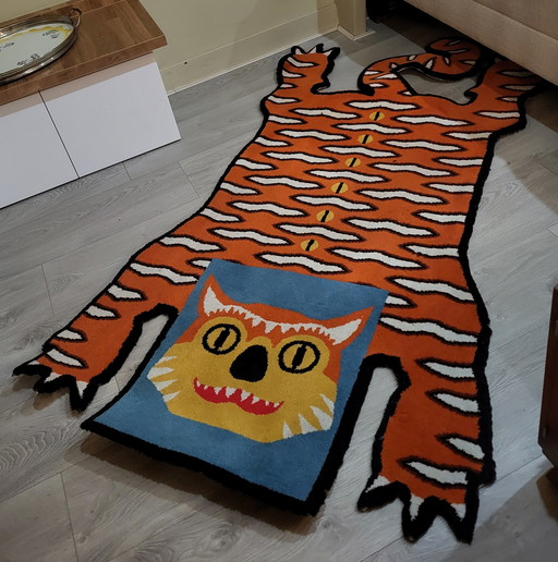 Tiger carpet IKEA (Glödande), Walter van Beirendonck