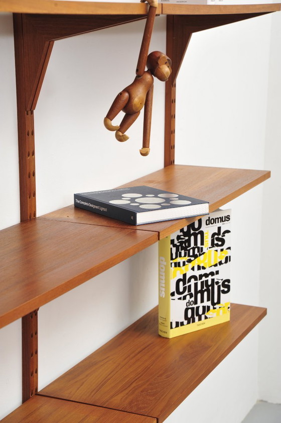 Image 1 of Mensola a muro "Royal System" in teak di Poul Cadovius per Cado (anni '50)