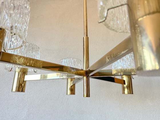 Vintage Kalmar Hanglamp – Kroonluchters, Glass, Brass (photo 4 of 10)