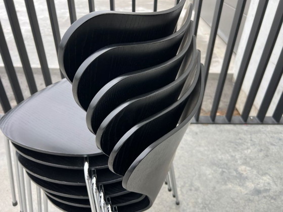 Image 1 of 6 sedie Fritz Hansen, Arne Jacobsen