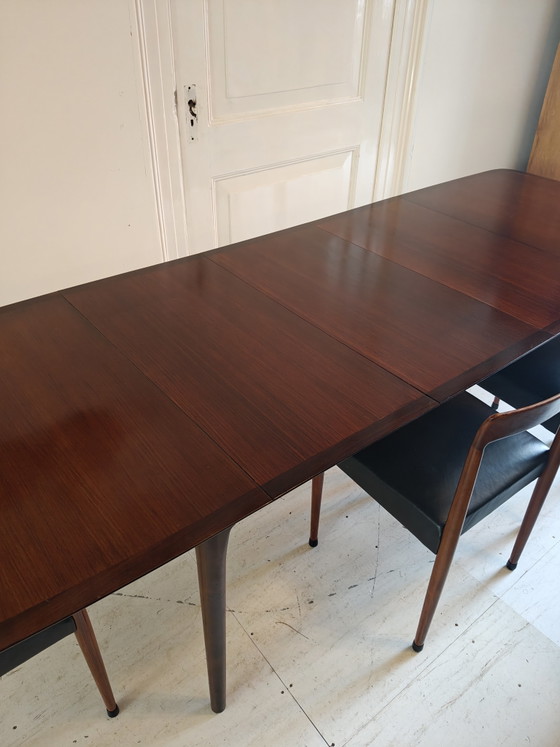 Tavolo da pranzo design vintage Lubke con 4 prolunghe – Tavoli da pranzo, Legno (photo 11 of 15)