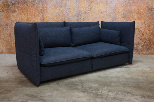 Canapé design Vitra Mariposa (réglable) en tissu bleu