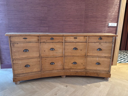 Unique chest of drawers from a mill
